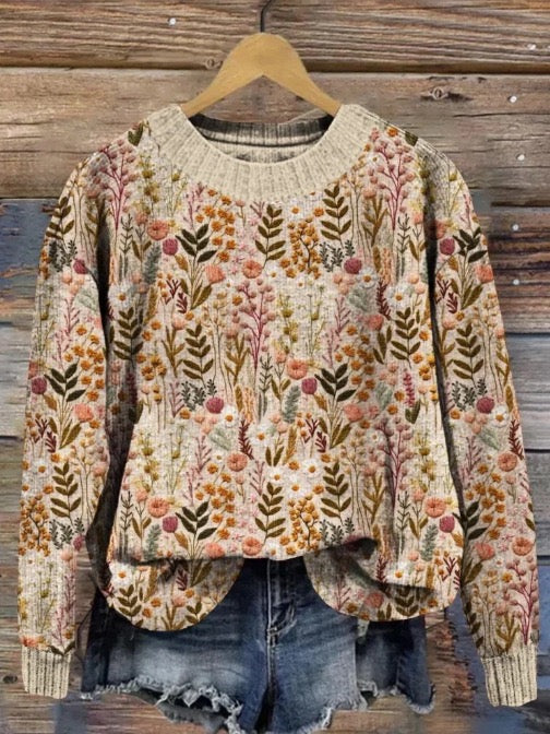 Claire™ - Pull Rétro en Laine pour Femme