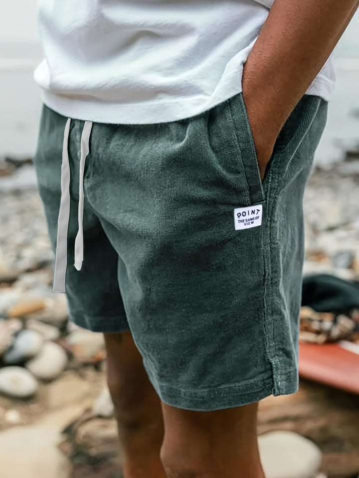 Alain™ - Shorts en Velours Côtelé