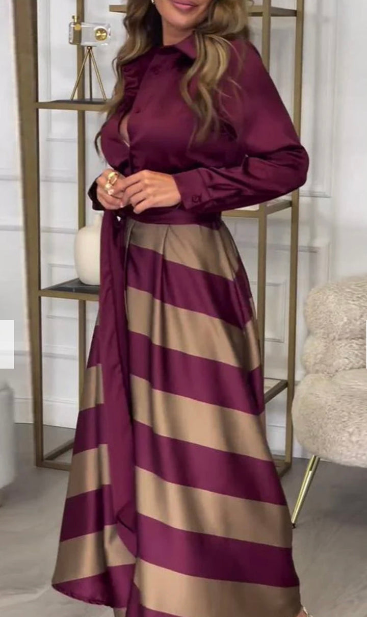 Jeanne™ - Robe Deux Pièces en Soie