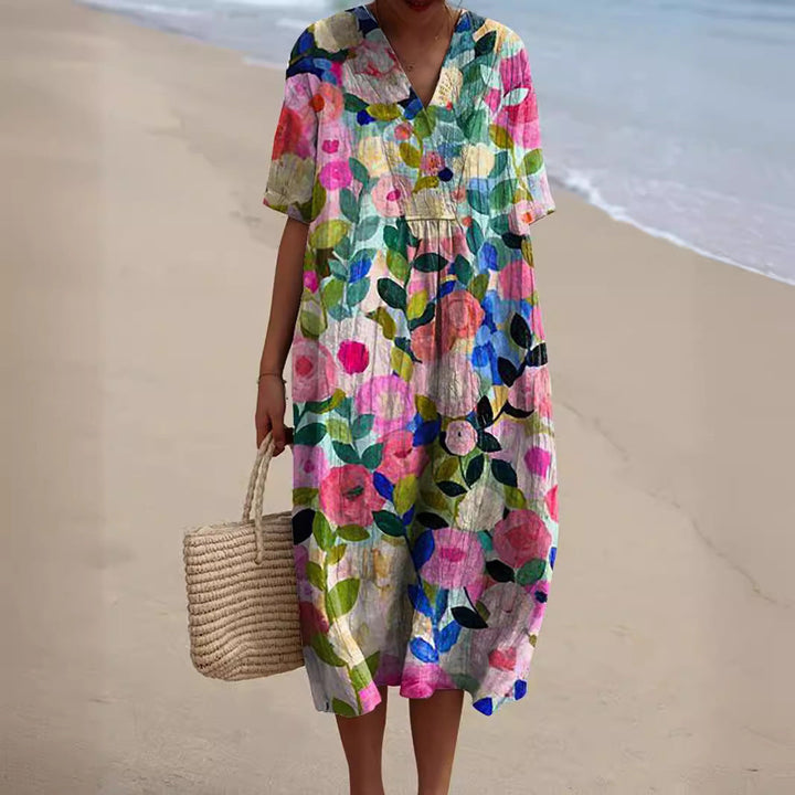 Julie™ - Robe à Motif Floral